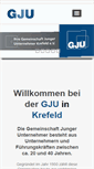 Mobile Screenshot of gju-krefeld.de