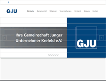 Tablet Screenshot of gju-krefeld.de